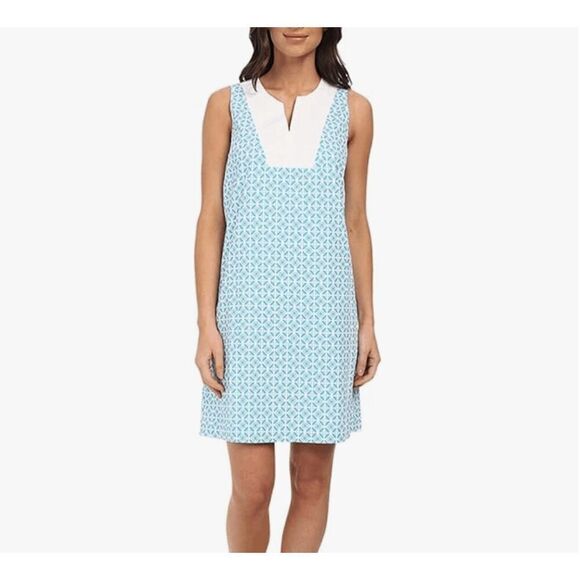 Pendleton Women's Vista Retro Floral Pattern Summer Sleeveless Shift Dress - SZ - Picture 3 of 11